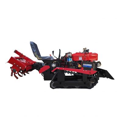 800 KG Diesel Crawler Rotary Tiller για τις αγροτικές εκμεταλλεύσεις Βελτιώστε την παραγωγικότητα της γεωργίας σας