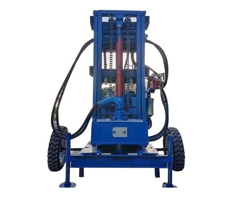 550 KG Πνευματικό τρυπάνι βρόγχου για 150 μέτρα βάθος κινητήρας ντίζελ