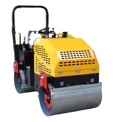 1000kg Mini Asphalt Roller Walk Behind Roller Compactor Διπλό συμπαγές τροχονόμοι