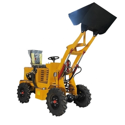 0.5m3 χωρητικότητα κουβαλιού 500kg 600kg φόρτωσης τύπου τροχός ντάμπινγκ μπροστινό κουβάλι μίνι φορτωτές