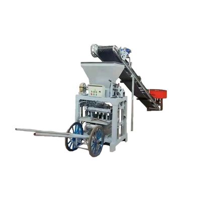 75KN Vibration Interlock Mud Brick Making Machine για το αίτημα του πελάτη κούφια τούβλα