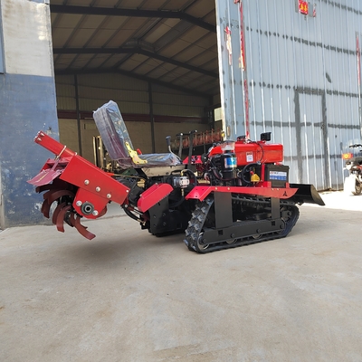 Χαμηλή κατανάλωση καυσίμου 800 KG Diesel Crawler Rotary Tiller για Mini Farm από την Befocus