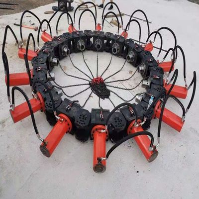 1470 kg Υψηλή αποδοτικότητα σπάσματος στοίβων Στρογγυλό τεμαχικό τεμαχικό για την κατασκευή