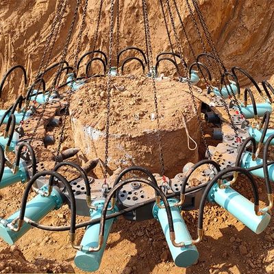 1470 kg Υψηλή αποδοτικότητα σπάσματος στοίβων Στρογγυλό τεμαχικό τεμαχικό για την κατασκευή