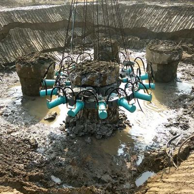 Δυνατός στρογγυλός υδραυλικός σπαστικός σιδηρουργικών σωληνώσεων για εξορυκτήρες 10 τόνων και κατάλληλος