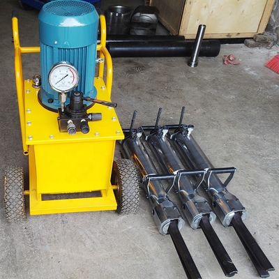 Εύκολο και ασφαλές Χώρισμα Φτερών με 200KG AC Motor Hydraulic Rock Splitter