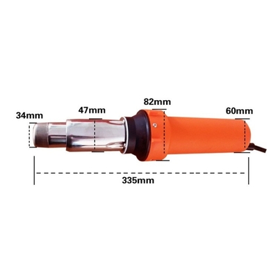 220V 50Hz τροφοδοσία θερμοαεροφυσική συγκόλληση για HDPE 2000w Geomembrane Welder