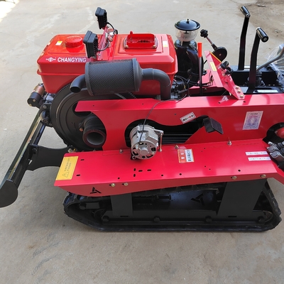 Μακροχρόνια διάρκεια ζωής Mini Tiller Rotary Farm Cultivator 35HP Crawler Rotary Tiller Blade