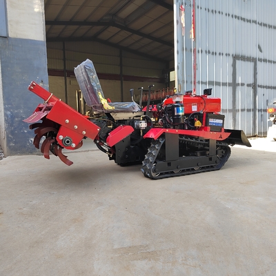 Κόκκινο μαύρο αγροτικό καλλιεργητή Mini Tiller Το κλειδί για την επιτυχή πίσω περιστροφική ενέργεια καλλιέργεια