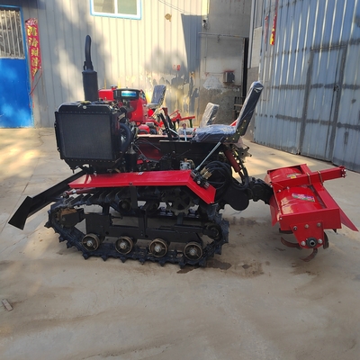 Κόκκινο μαύρο αγροτικό καλλιεργητή Mini Tiller Το κλειδί για την επιτυχή πίσω περιστροφική ενέργεια καλλιέργεια
