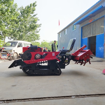 35hp Κόκκινο μαύρο αγροτικό κατεργαστήριο ισχυρή προσαρμοστικότητα Crawler περιστρεφόμενο κατεργαστήριο για τη γεωργία