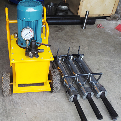 200KG υδραυλική πέτρα διαίρεση Rock Splitter για ακριβή 500-750mm βάθος γεώτρησης