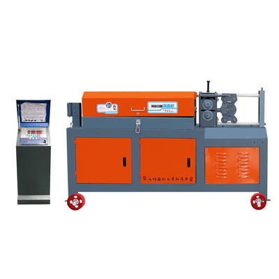 Μηχανή ευθυγράμμισης και κοπής καλωδίων Cnc Rebar Bending Machine Γρήγορη ταχύτητα 35-60 μέτρα / λεπτό