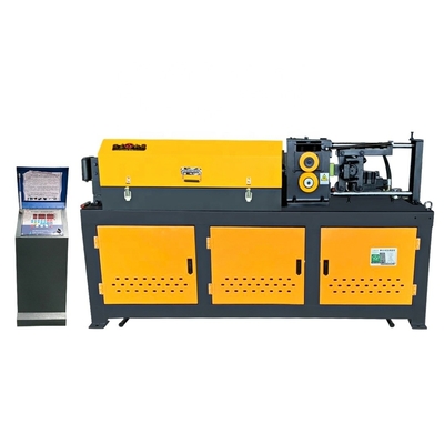 Μηχανή ευθυγράμμισης και κοπής καλωδίων Cnc Rebar Bending Machine Γρήγορη ταχύτητα 35-60 μέτρα / λεπτό