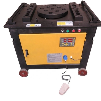 6-40mm Δύναμη κινητήρα 4kw Μικρό σώμα ελαστικό ατσάλινη ράβδος ράβδος Stirrup Bender Bending Machines