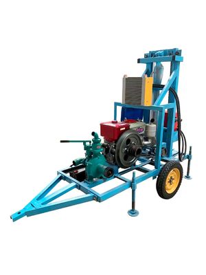 200m 300m βάθος γεώτρησης Πνευματικό Dth Crawler γεώτρηση Rig με διάμετρο γεώτρησης 50mm