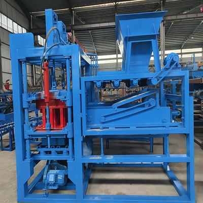 75KN Vibration Automatic Brick Block Machine για δομικά υλικά Qt4-15 στην Ισπανία