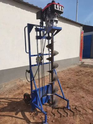 Μηχανή γεωτρήσεις με γειωτή μηχανή για την εξόρυξη τρυπών και την φύτευση δέντρων