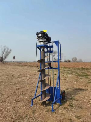 Διάρκεια τρύπας 0,5-2,5m 52cc Γη τρυπάνι χειροκίνητο τρυπάνι για την ευπροσάρμοστη γεωργία