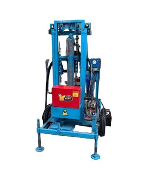 Ηλεκτρικός κινητήρας 550 KG φορτηγό τοποθετημένο στο νερό πηγή γεώτρηση Rig με βάθος γεώτρησης 300m