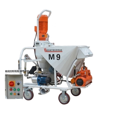 115L Hopper χωρητικότητα κινητήρας ντίζελ Στόχος ψεκασμού όπλου γύψου Σιμέντο λάσπης