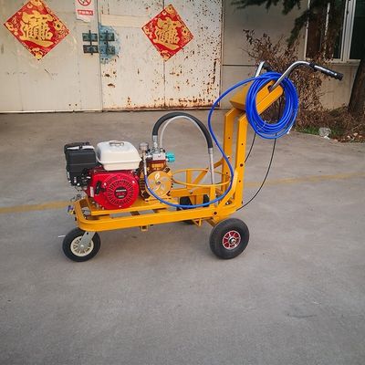 Μηχανή σήμανσης χώρου στάθμευσης στο πάτωμα ασφάλτου με χειροκίνητο σπρώξιμο με ένα/διπλά πυροβόλο