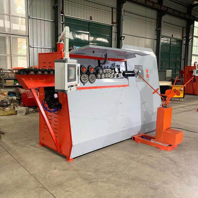 Δύναμη κινητήρα 2kW Ατσάλινο Σιδηρούν Bar Bender Cutter Cnc 2d Wire Stirrup Bending Machine