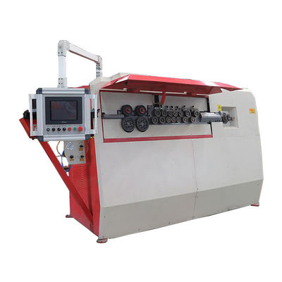 Δύναμη κινητήρα 2kW Ατσάλινο Σιδηρούν Bar Bender Cutter Cnc 2d Wire Stirrup Bending Machine