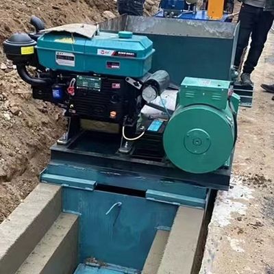 Κατασκευαστικά έργα λύση αποχέτευσης μηχανή σχηματισμού τάφρου για επένδυση διαύλων παράδοσης