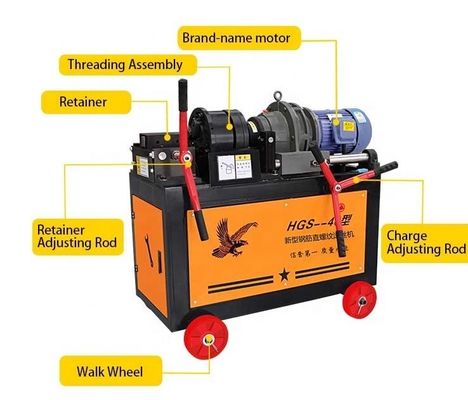 Μηχανή κατασκευής βιδών από χάλυβα με νήμα ελαστικότητας 1050*700*1100MM 3-380V 50HZ