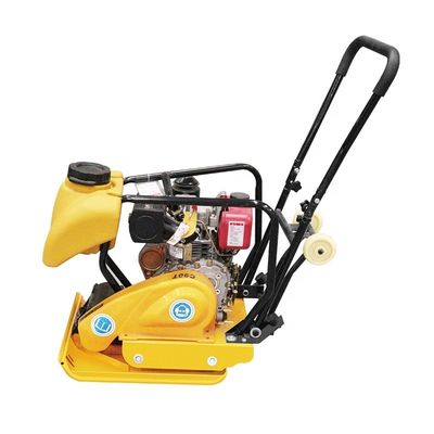 5.5L δεξαμενή καυσίμου ντίζελ δονητική πλάκα συμπιεστή για έργα κατασκευής