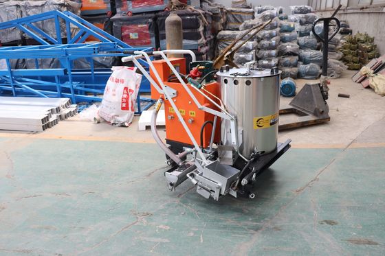 Μηχανή χρώματος δρόμου θερμοπλαστικού με 1200*850*1000mm Μέγεθος και πάχος γραμμής 1-2 mm