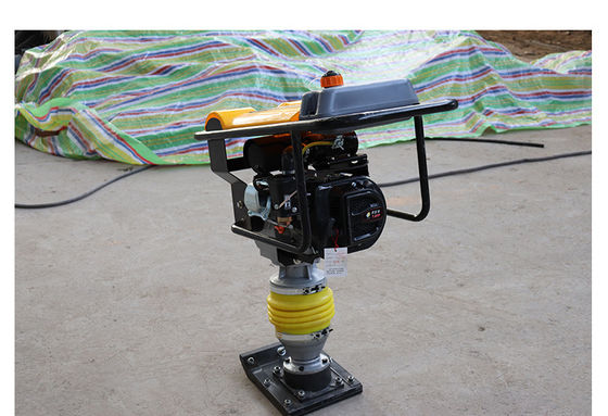 Βενζίνη Power Jumping Jack Compactor Tamper Vibrating Tamping Rammer για βάρος 75 kg