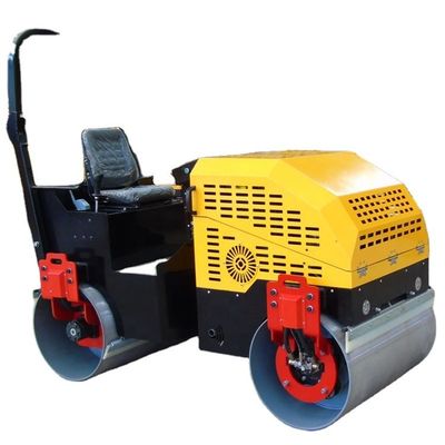 1000kg Mini Asphalt Roller Walk Behind Roller Compactor Διπλό συμπαγές τροχονόμοι