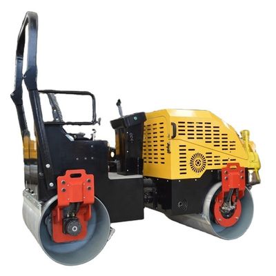 1000kg Mini Asphalt Roller Walk Behind Roller Compactor Διπλό συμπαγές τροχονόμοι