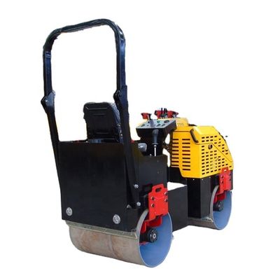 1000kg Mini Asphalt Roller Walk Behind Roller Compactor Διπλό συμπαγές τροχονόμοι