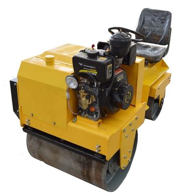 1000kg Mini Asphalt Roller Walk Behind Roller Compactor Διπλό συμπαγές τροχονόμοι