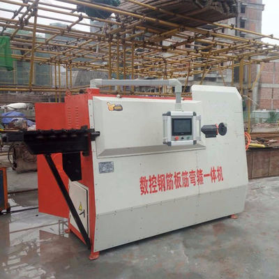 2kW κινητήρα Αυτοματοποιημένη μηχανή κάμψης από ατσάλι για κατασκευές