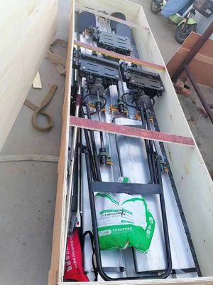 1.2kw Τσιμέντο Push-pull Smoothing Floor Vibration Ruler με προσαρμοσμένη υδραυλική αντλία