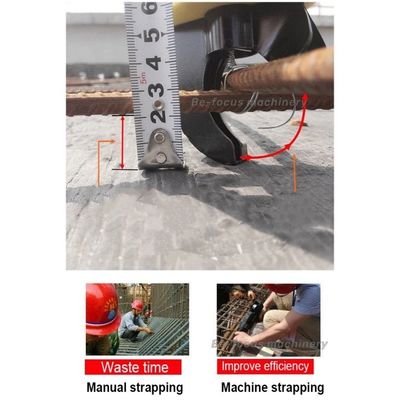 12V 4500mAh Ηλεκτρικό Rebar Tier Binding Gun με 2pcs μπαταρία και 1pcs δέσιμο σύρμα Kit