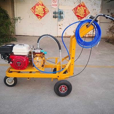 Μηχανή γραφήματος με κρύο ψεκασμό για την οδική σήμανση με αυτόματη χειροκίνητη πίεση και με ένα/διπλά όπλο