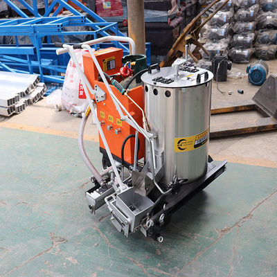 Χειροκίνητη μηχανή χρώματος με ψυχρή γραμμή διπλού πυροβολικού θερμοπλαστικής οδικής σήμανσης για την κατασκευή αυτοκινητοδρόμων