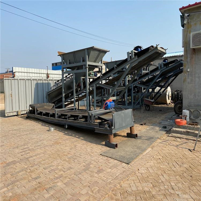 1800 KG Ore Γραμμική δονητική οθόνη για προσαρμόσιμη σίτιση άμμου Υποστήριξη μηχανή