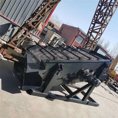 1800 KG Ore Γραμμική δονητική οθόνη για προσαρμόσιμη σίτιση άμμου Υποστήριξη μηχανή