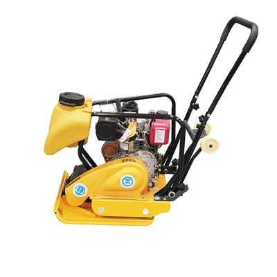 6.5HP Μηχανή Κατασκευή Μεταλλικός συμπιεστής Πλάκες Rammer Compactor