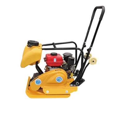 Χαμηλός θόρυβος και ισχυρός κινητήρας 6.5HP φορητός δονητικός συμπιεστής πλάκας για την κατασκευή
