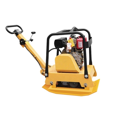 Χαμηλός θόρυβος και ισχυρός κινητήρας 6.5HP φορητός δονητικός συμπιεστής πλάκας για την κατασκευή