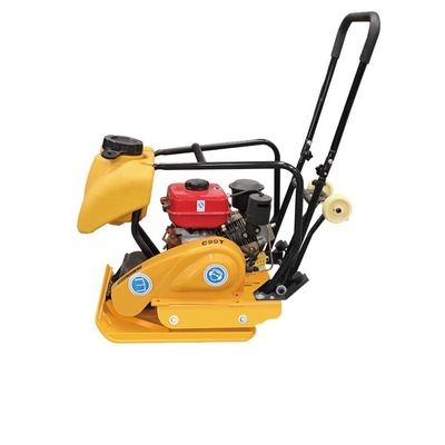 Χαμηλός θόρυβος και ισχυρός κινητήρας 6.5HP φορητός δονητικός συμπιεστής πλάκας για την κατασκευή