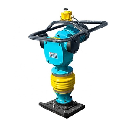 75 κιλά Βενζινοκινητήρας 5.5hp Tamping Rammer Μακρόχρονη διάρκεια ζωής Συσσωρεύοντας δονητικό Επίδραση