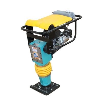 3KW Βενζίνη Rammer Εγχειριδίου Vibrating Earth Compactor με αναστρέψιμο μπλοκ συμπλέκτη